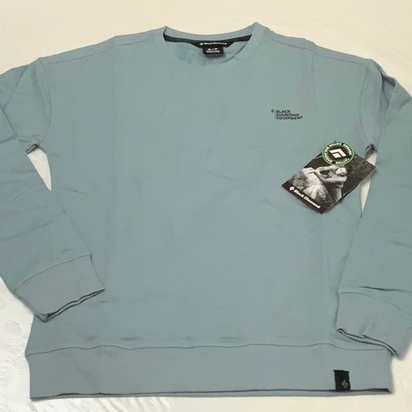 Black Diamond RIDGES LOGO CREW SWEATSHIRT - Blue Ash - Picture 5 of 12